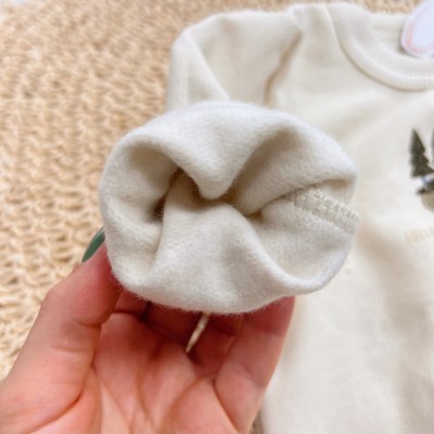 Conj. Casaco Jurassic Traveller e Calça de Moletom - Creme e Verde Musgo